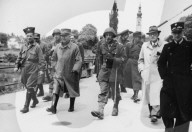 Kapitulation; Verhandlungen in Höchst unter Schweizer Vermittlung; 1945