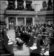 Vereidigung der Mitglieder des Bundesrats, 1939