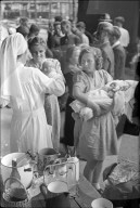 Deportierte Franzosen, Belgier, Holländer; Transit in Basel; 1945