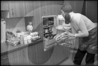 Moderne Einbauküche 1970