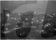WK 2: Rheinhafen Basel bei Nacht 1944