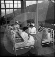 Griechische Krankenschwestern lernen den Umgang mit Tuberkulose 1949