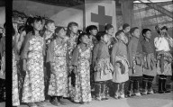 Kinderchor bei Grundsteinlegung für Tibet-Institut Rikon 1967