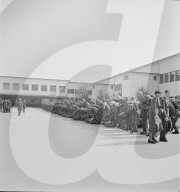 Einberufung; Soldaten versammeln sich; 1940