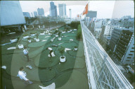 Minigolf auf Dachterrasse, Japan 1986