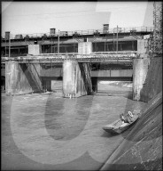 Stauwehr, Kraftwerk Chèvres 1943