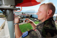 Achim Regenass, Campmaster der Swisscoy im Kosovo, 2004