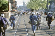 Polizeieinsatz bei Jugend-Demonstration in Zürich 1980