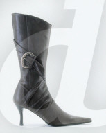 Lederstiefel von Strategia mit High Heels, Stiletto