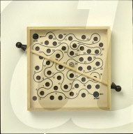 Holz-Labyrinth, Geschicklichkeitsspiel 1980