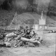Ruine, Marmorera um 1953