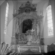 Stadtkirche Bremgarten: Restauriertes Hochaltarbild, 1959