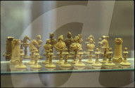Antike Schachfiguren aus Gold