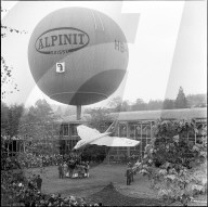Ballonflug im Verkehrshaus Luzern 1965