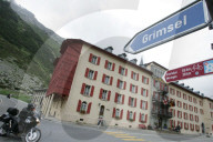 Wegweiser zum Grimsel in Gletsch, 2006
