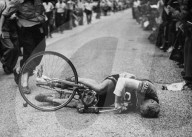Tour de Suisse 1953: Sturz von Hans Sommer
