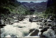 Wildbach im Laggina-Tal, 1985