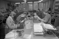UPI-Büro, Redaktion in Zürich, 1971