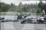 Unfall beim Motorrad-Treffen in Hannover 1983