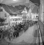 Leichenzug durch Oberarth 1948