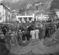Öffentlicher Festakt an der Hochzeit von Fürst Franz Josef und Gina von Liechtenstein, 1943
