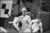 Olympische Spiele Barcelona 1992: Fünfkämpfer Peter Steinmann beim Fechten