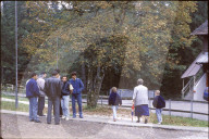 Gruppe türkischer Asylanten im Melchtal 1988
