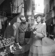 Flitterwochen von Franz Josef und Gina von Liechtenstein in Lugano, 1943