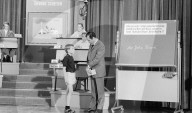 Der Quiz "Die sechs Siebengescheiten" im Stadthof 11, 1969