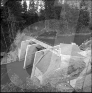 Sihl Staumauer bei Schindellegi 1962