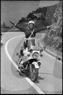 Tour de Suisse 1978: Motorrad-Polizist