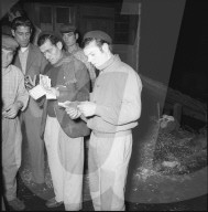 Zahltag im Bergwerk Grône; 1957