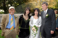 Matula Claus Theo Gärtner,Sahra Würgler, Verena Würgler, Bruno Gehrig bei der Hochzeit 2005