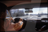 Polizei bei Verkehrskontrolle auf N13, 1986