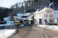 Grenzübergang bei Lucelle (CH), leerstehendes Zollhaus