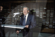 Golo Mann an Eröffnung seiner Ausstellung 1992