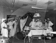 Live Übertragung einer Operation, 1951