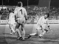 Schweizer Cup Achtelfinal 1974/75: FCZ - FC Basel; Stierli, Torhüter Grob, Zigerlig