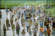 Demonstrationszug von Kernkraft-Gegner 1986