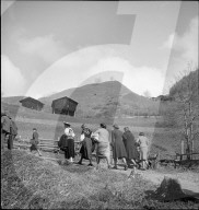 Auf dem Weg zur Landsgemeinde in Schanfigg 1941