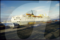 Sowjetisches Passagierschiff als Quartier für die Delegation,  Gipfeltreffen in Reykjavik 1986 