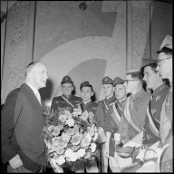 Holenstein: Glückwünsche der Studentenverbindung, 1954