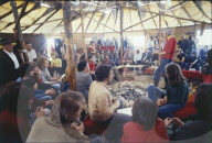Besetzung des Baugeländes für das geplante KKW Kaiseraugst 1975