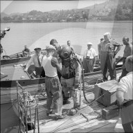 Nach WK 2: Bergung eines US-Bombers, Zug 1952