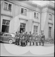 WK 2: Landesgrenze; italienische Grenzwächter, Chiasso um 1943