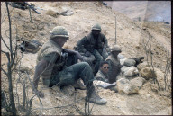 Amerikanische Soldaten im Gelände, Vietnam 1968