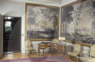 Wohnzimmer im Schloss Ursellen 1983