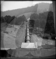 Druckwasserleitung, Kraftwerk Mörel 1944