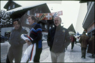 David Niven in Gstaad, Neujahr 1980 