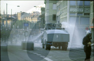 Polizeieinsatz bei Jugend-Demonstrationen in Zürich 1980